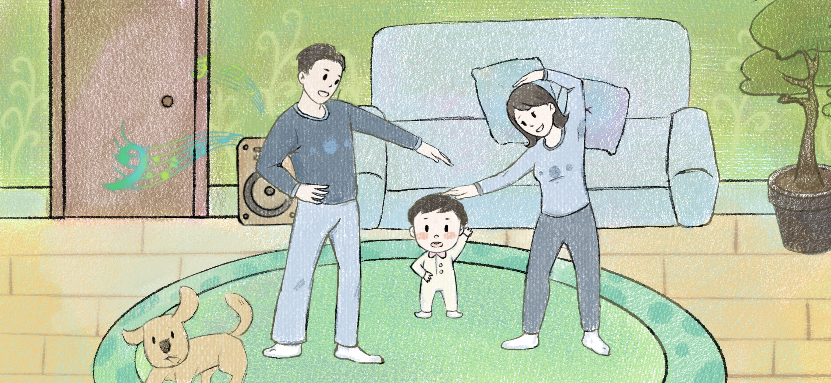 拍打身体节奏第 3 步：互动拍拍乐