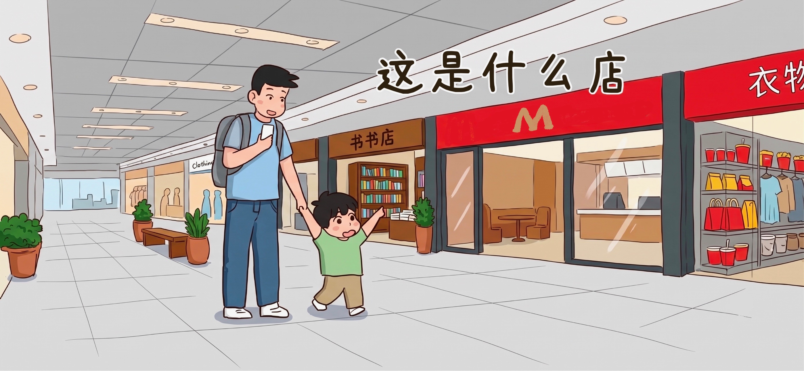 这是什么店亲子活动示意图