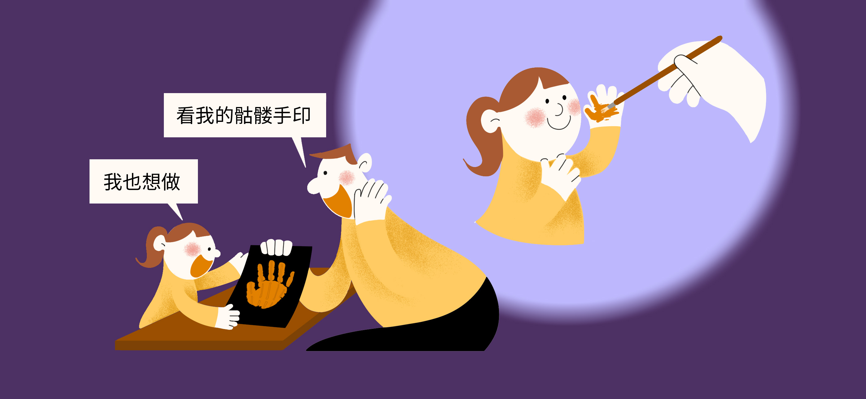 骷髅手印第 1 步：拓印手印