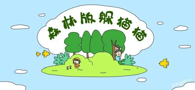 森林版躲猫猫亲子活动示意图