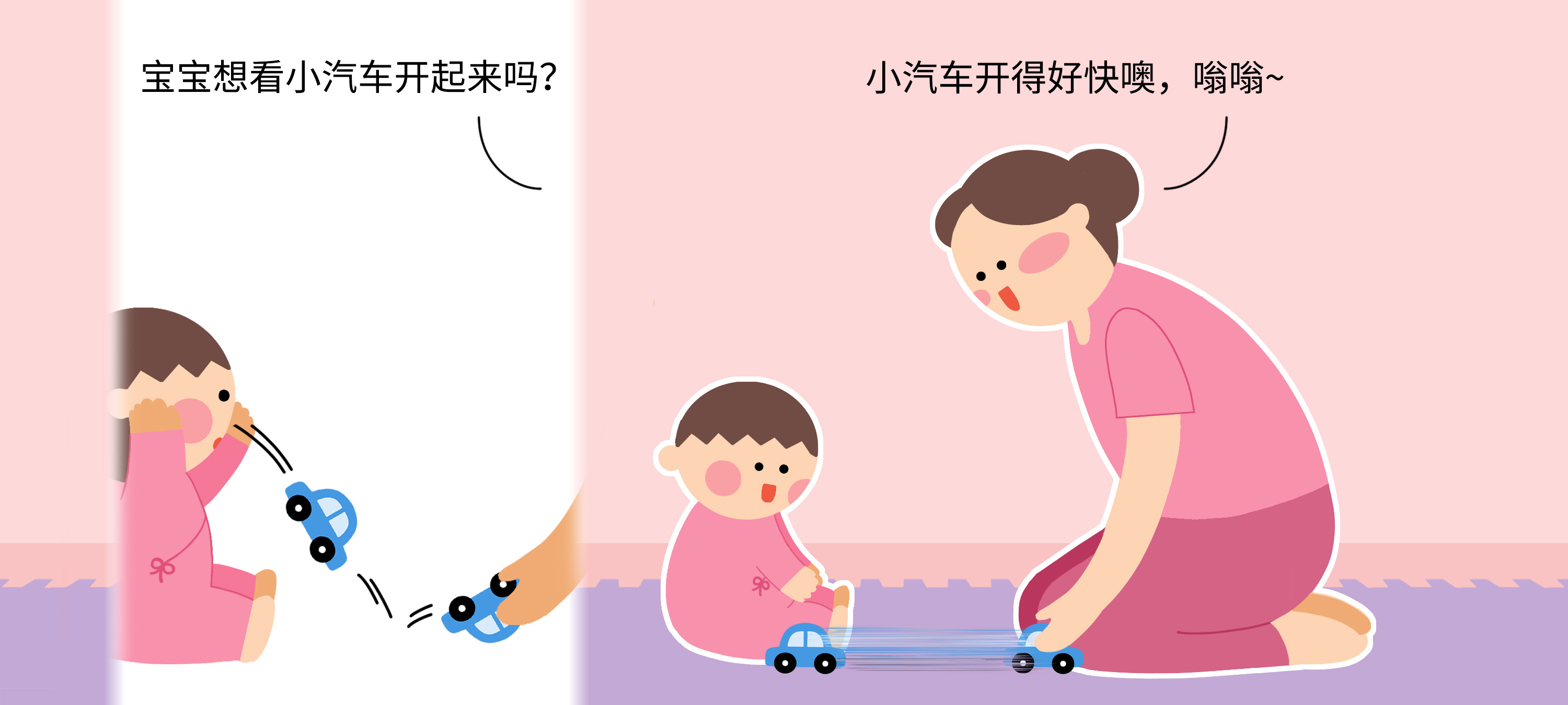 认识小汽车第 2 步：小汽车开得快