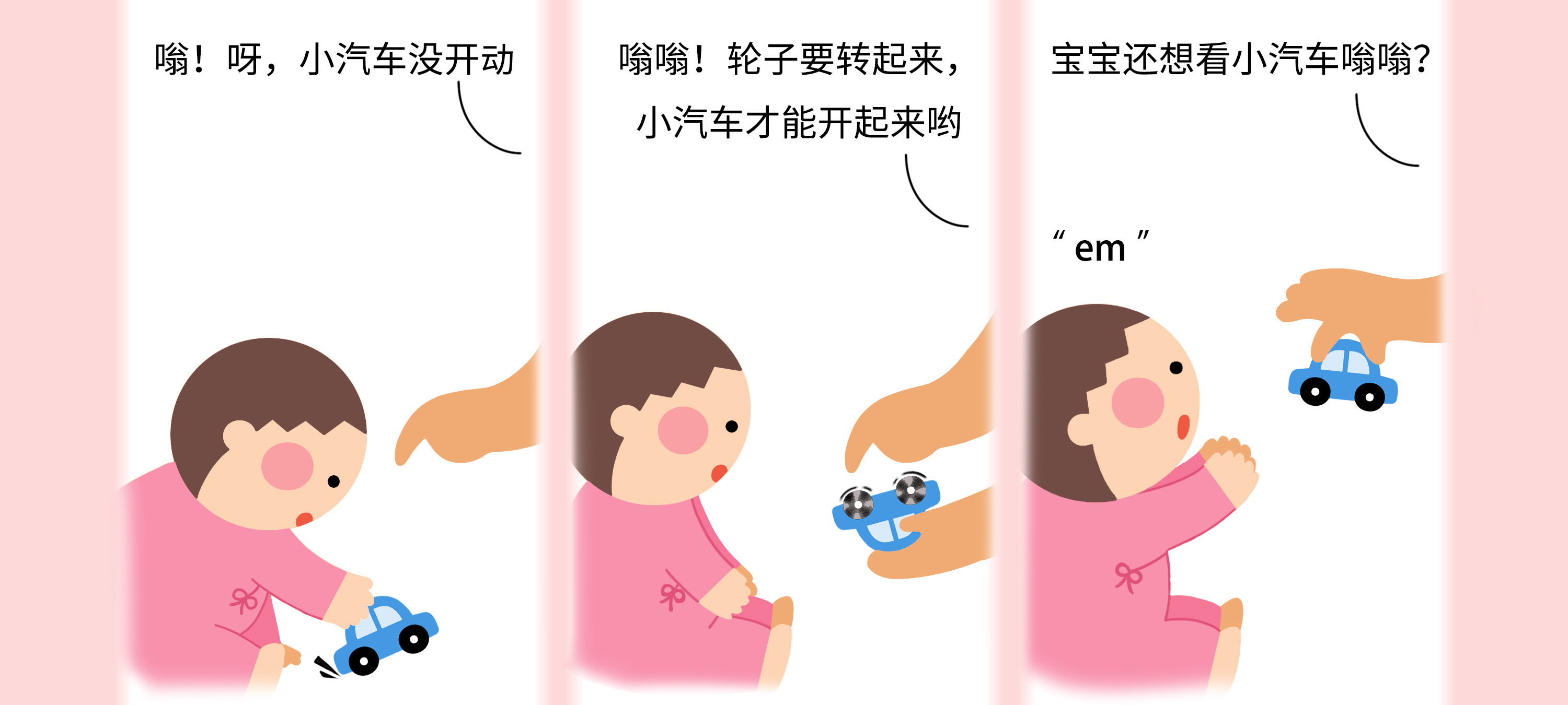认识小汽车第 3 步：车轮又转起来了