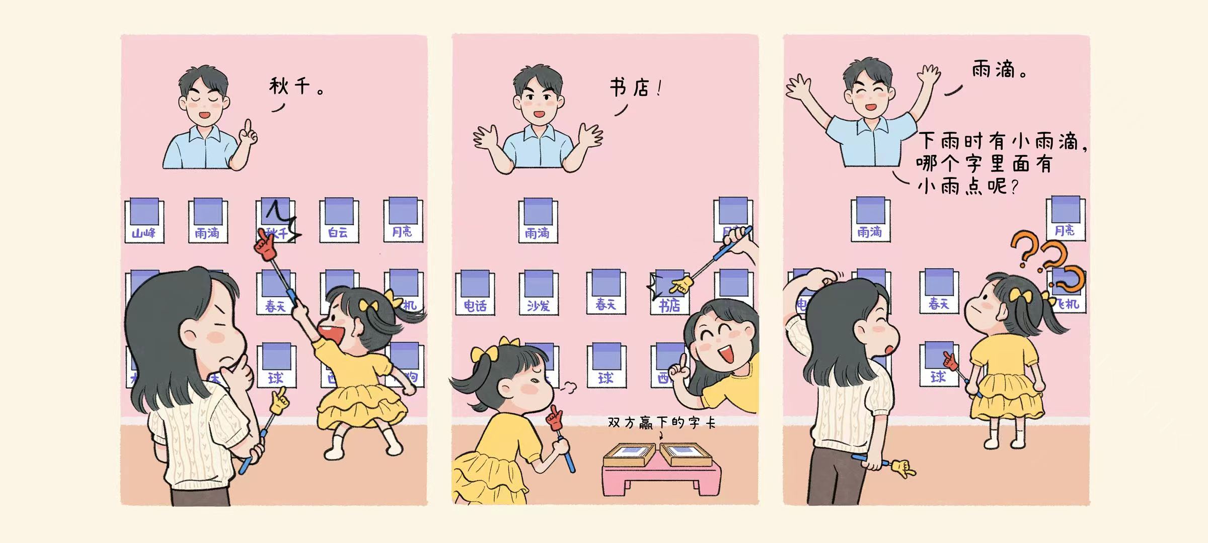 识字比赛第 2 步：开始比赛