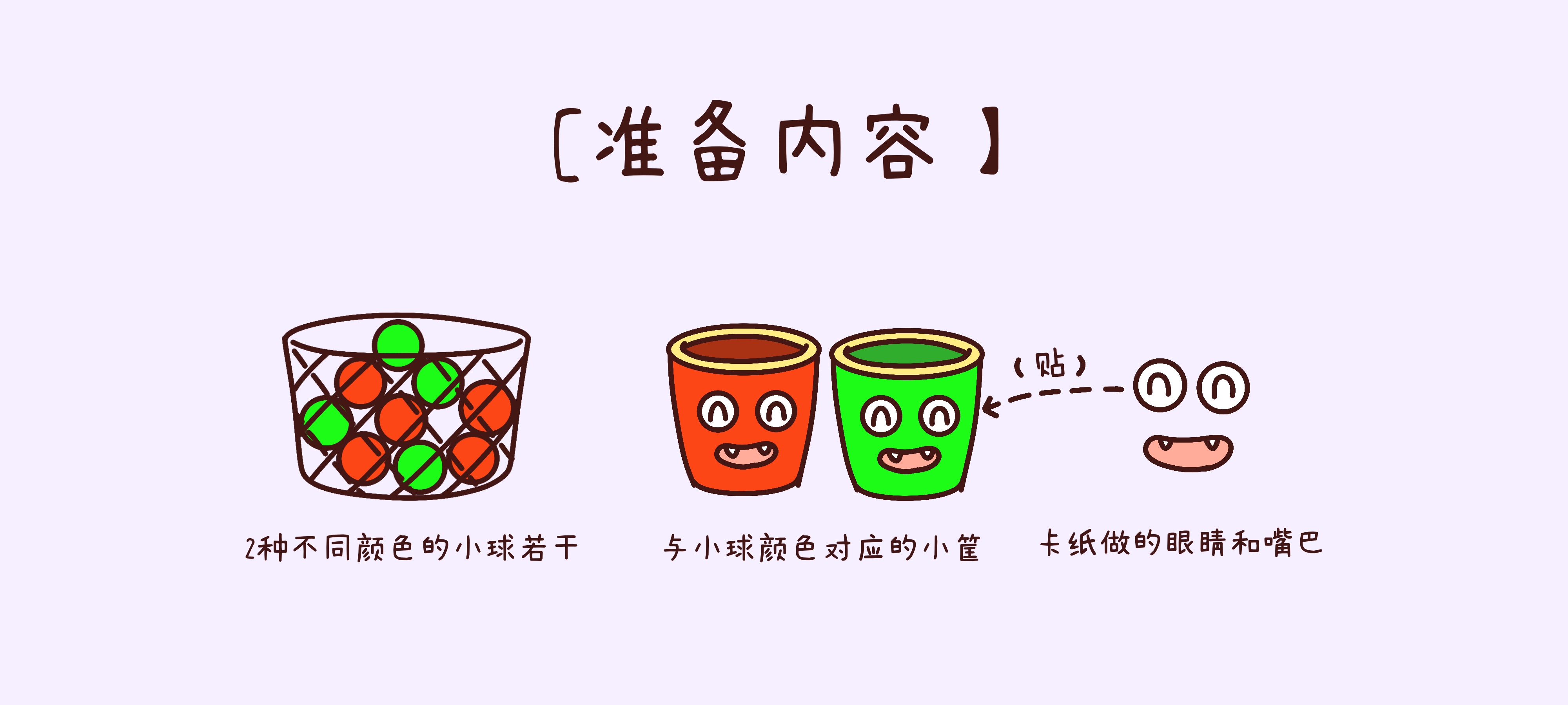喂怪兽吃彩球准备工作：准备页