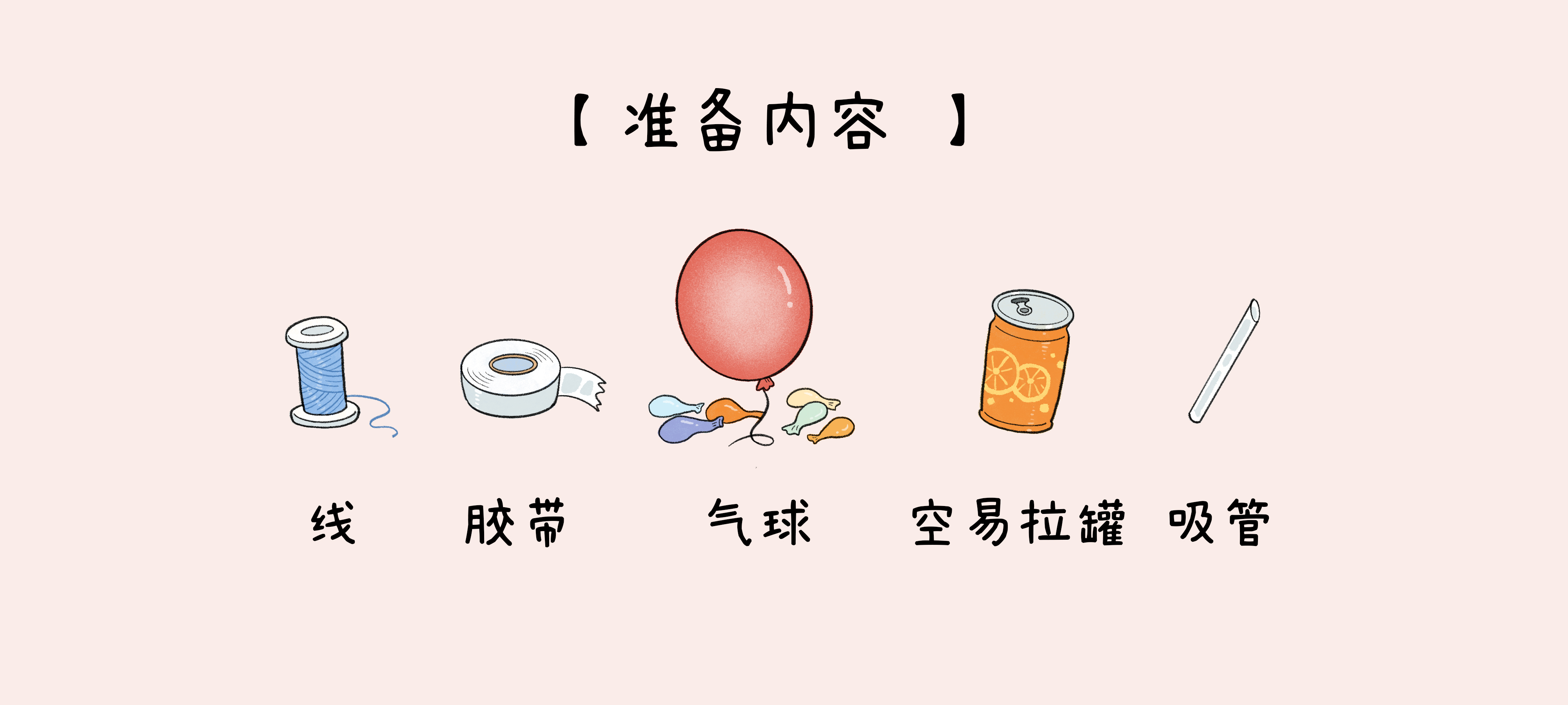 气球的秘密准备工作：准备页
