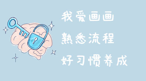 画画好习惯亲子活动封面