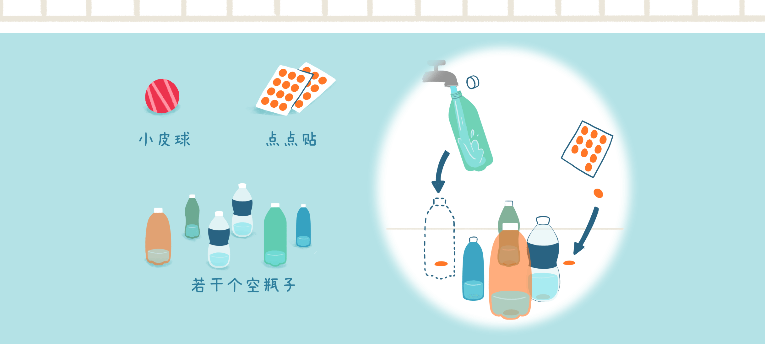 合力保龄球准备工作：准备材料