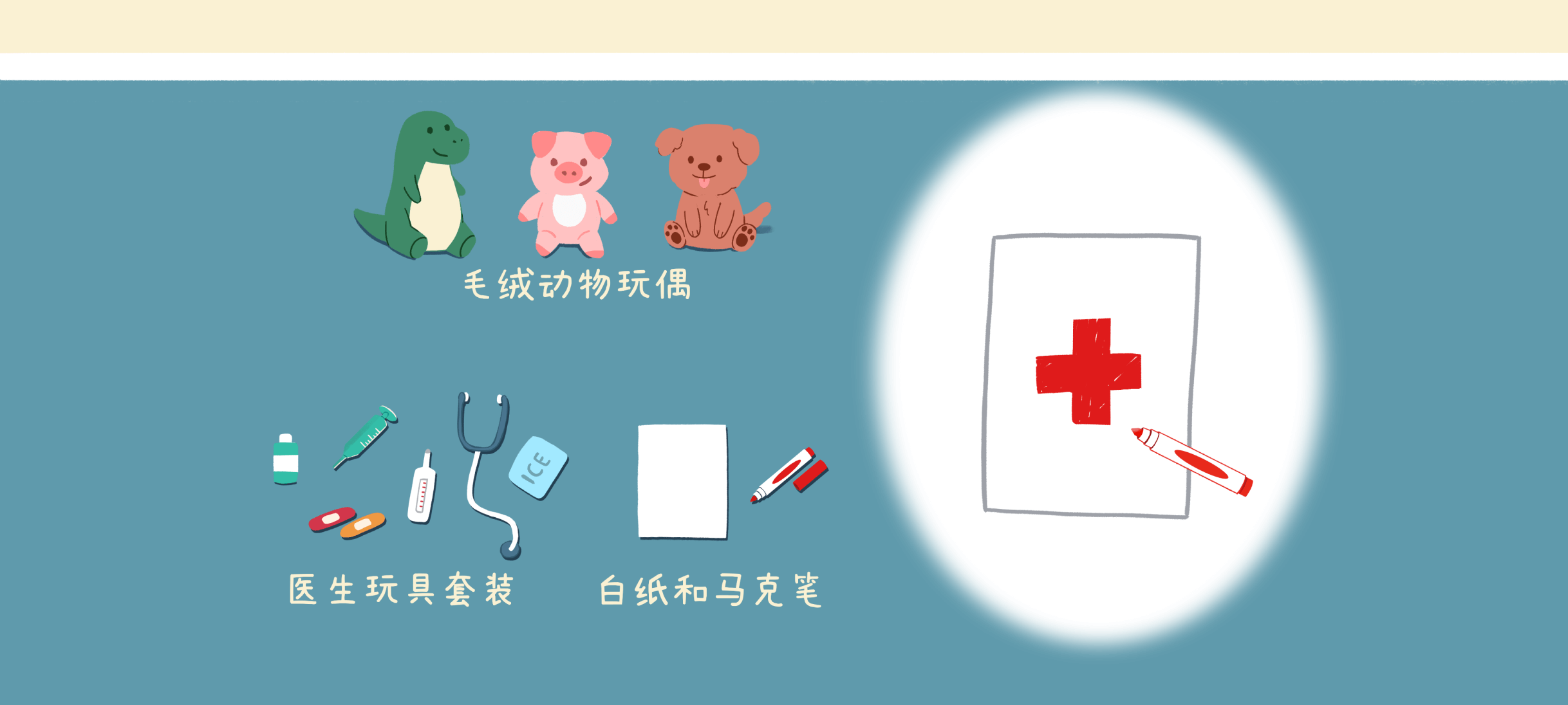 欢乐诊室1准备工作：准备材料