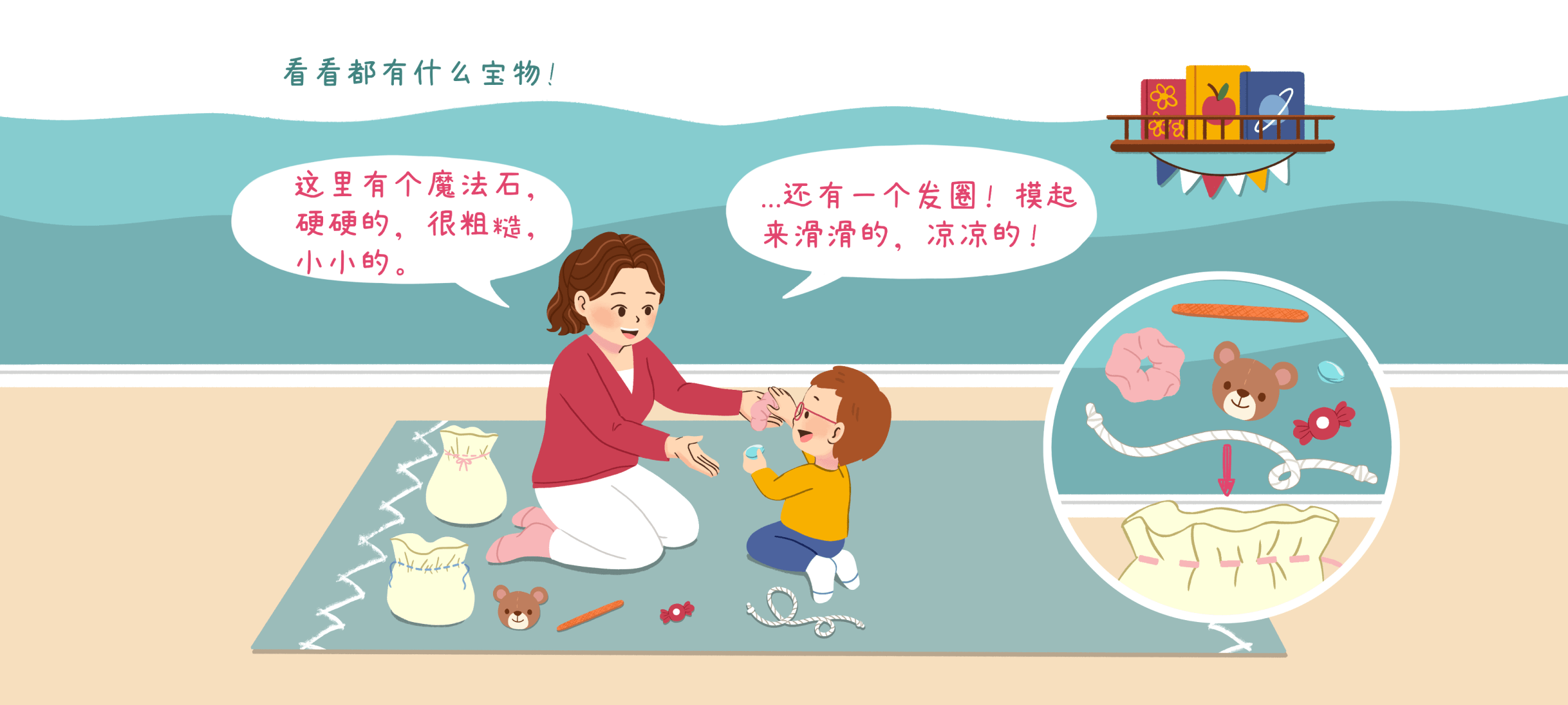 包后面是什么？第 1 步：袋子里的宝藏